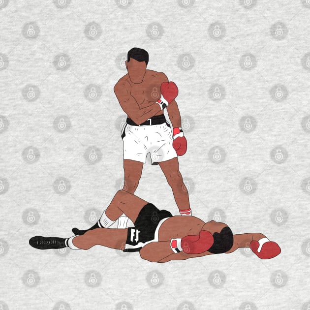 Muhammad Ali Iconic Pose by rattraptees